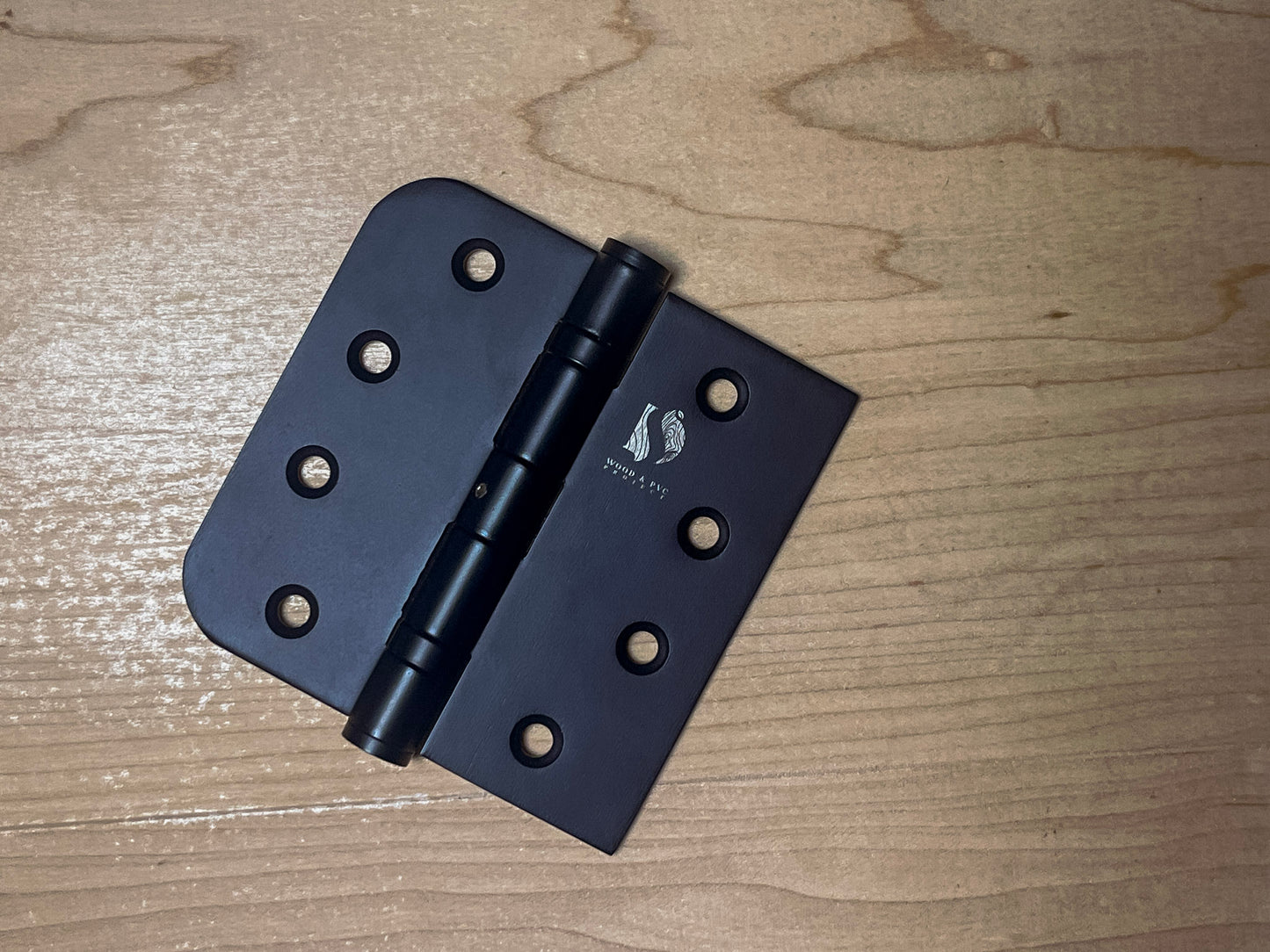 Ball Bearing Door Hinges 4’ x 4’ Black Stainless Steel (3 Pack)