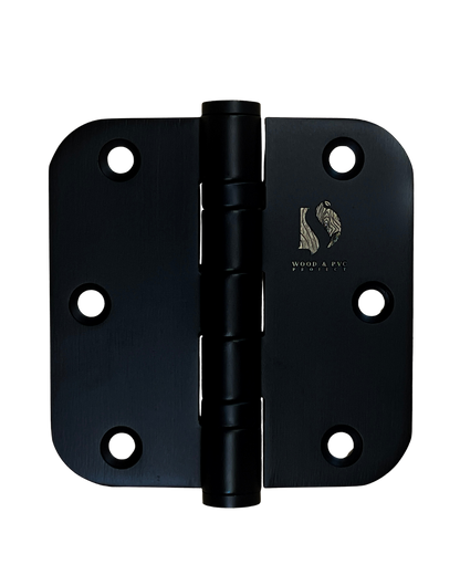 Ball Bearing Door Hinges 3.5’ x 3.5’  Black Stainless Steel (3 Pack)